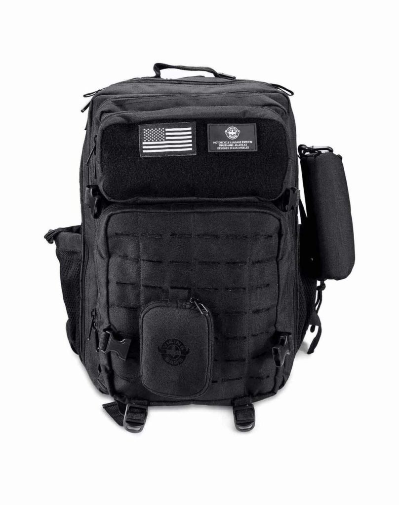 Viking Small Black Backpack For Harley Davidson - Viking Bags